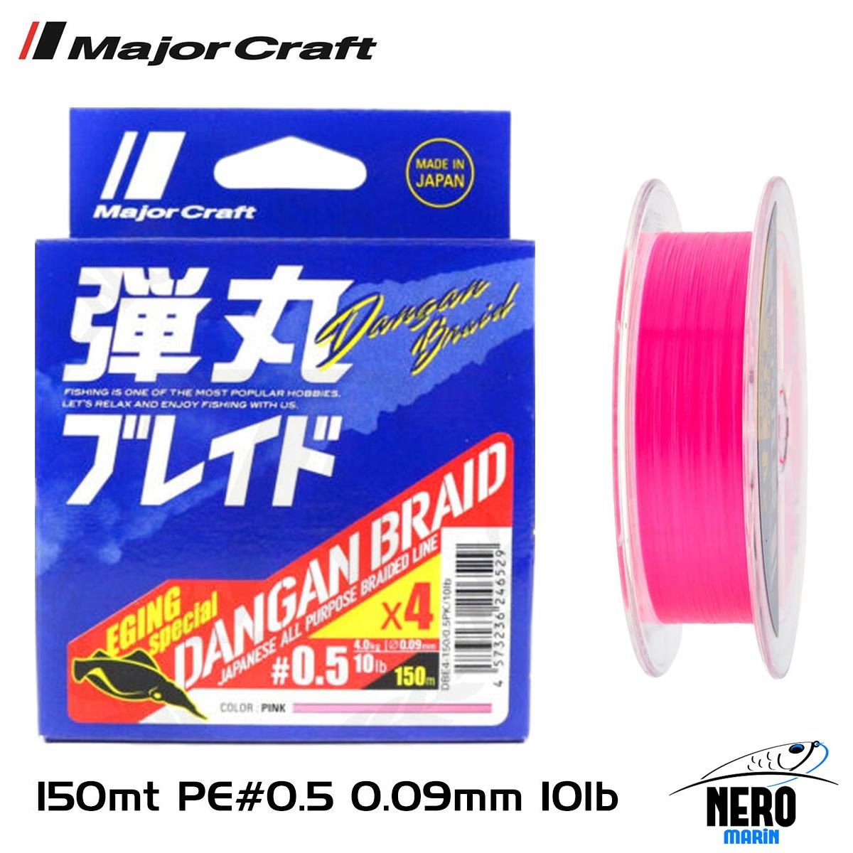 MC Dangan Braid İp Egi Special DBE4 PE 0.5/0.09mm/10Lb/4.0kg/150 metre Pembea