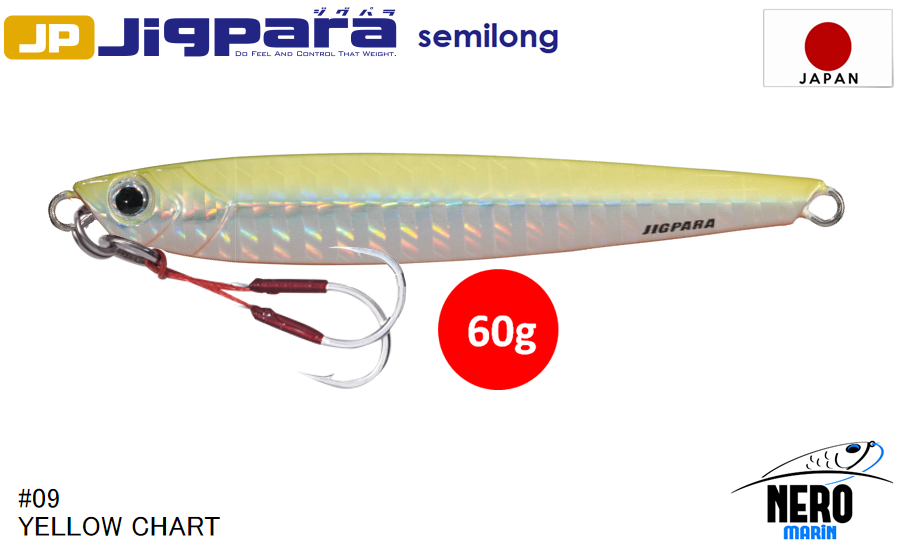 MC Jigpara Semilong JPSL-60gr #09 Yellow Chart