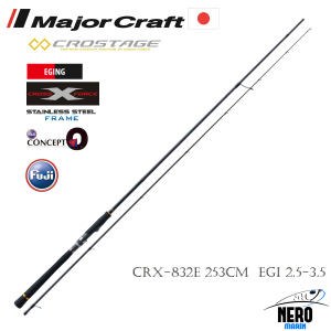 MC New Crostage CRX-832E Eging Spin Kamış 253cm EGI 2.5-3.5