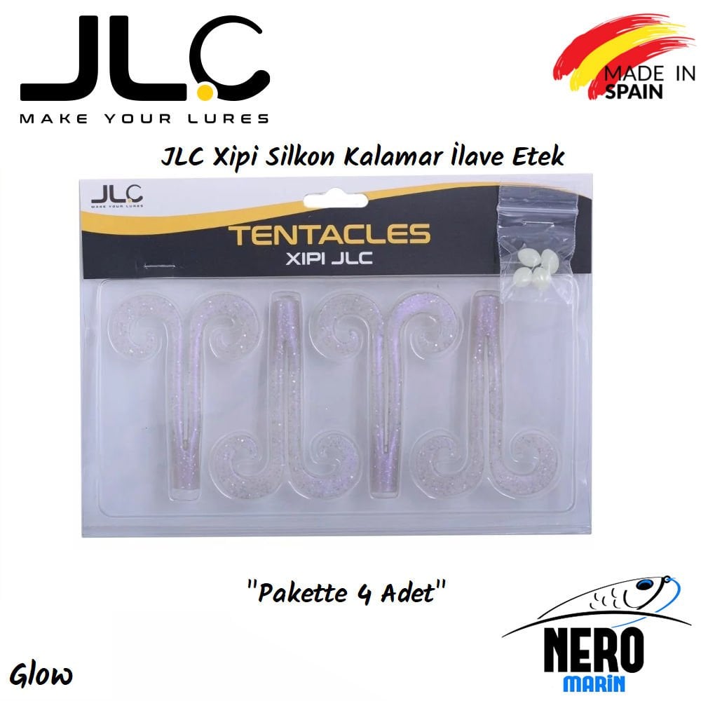 JLC Xipi Silkon Kalamar İlave Etek 4 Adet/Paket Glow
