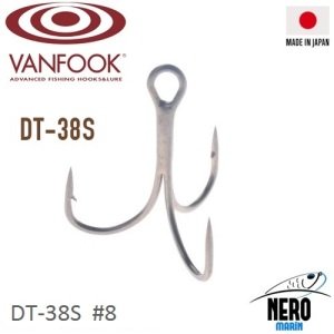 Vanfook 3' lü İğne DT-38S #8 (7 pcs./pack)