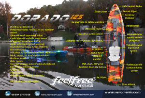 Feelfree Dorado 125 Overdrive Pedallı Orange Camo