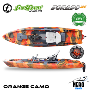Feelfree Dorado 125 Overdrive Pedallı Orange Camo