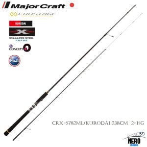 MC New Crostage CRX-S782ML/Kurodai Light Rock Light Spin Kamış 238cm 2-15g