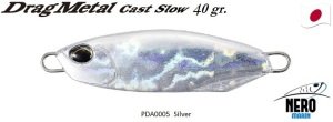 Drag Metal Cast Slow Jig 40Gr. PDA005 / Silver