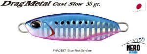 Drag Metal Cast Slow Jig 30Gr. PHA0187 / Blue Pink Sardine