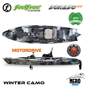 Feelfree Dorado 125 Overdrive+Motordrive  Pedallı ve Elektrik Motorlu Winter Camo