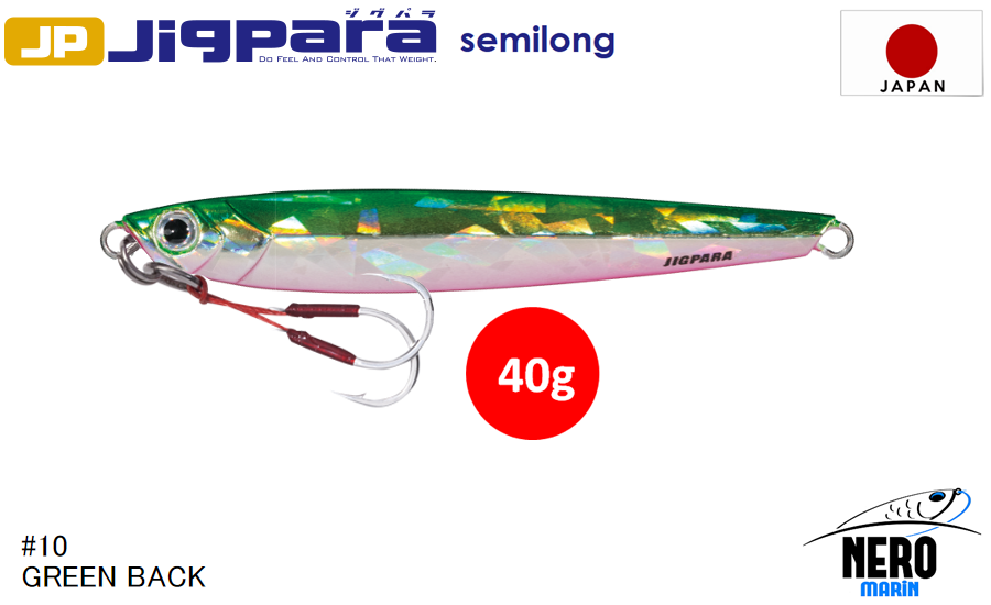 MC Jigpara Semilong JPSL-40gr #10 Green Back