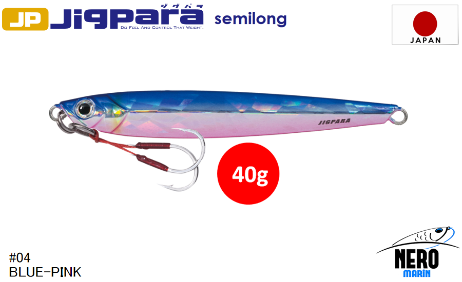 MC Jigpara Semilong JPSL-40gr #04 Blue-Pink