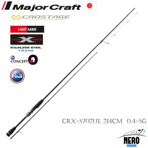 MC New Crostage CRX-S702UL LRF Mebaru Kamış Solid Uç 214cm 0.4-5g