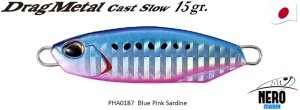Drag Metal Cast Slow Jig 15Gr. PHA0187 / Blue Pink Sardine
