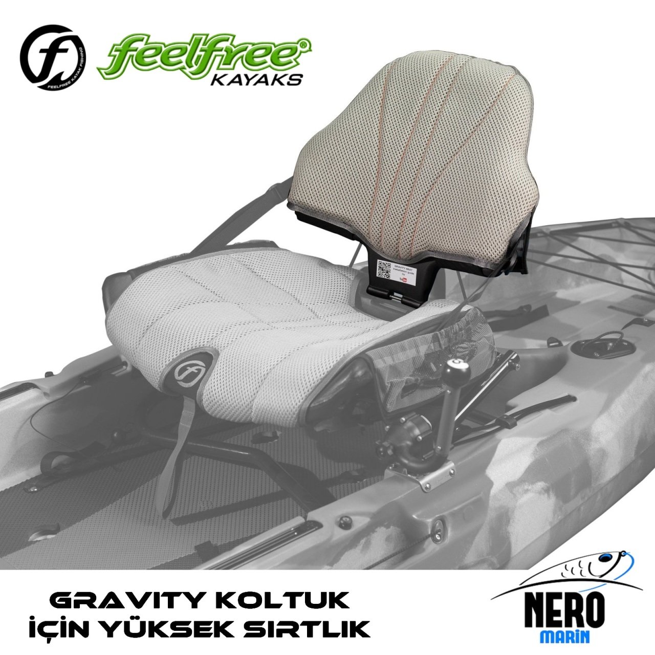 Feelfree Gravity Koltuk İçin Yüksek Sırtlık