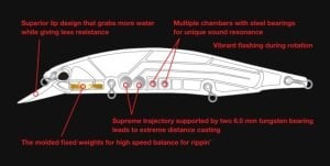 Realis Jerkbait 120SP SW AQA0283 Tiranga OB