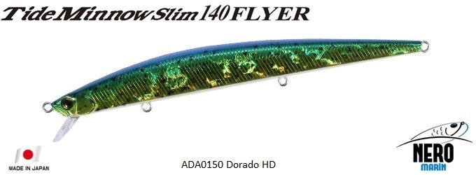 Tide Minnow Slim Flyer 140 ADA0150 / Dorado HD