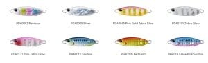 Drag Metal Cast Slow Jig 15Gr. PDA0045 / Pink Gold Zebra Glow
