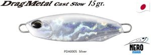 Drag Metal Cast Slow Jig 15Gr. PDA0005 / Silver