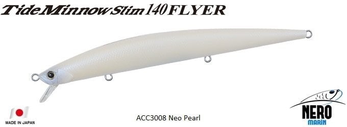 Tide Minnow Slim Flyer 140 ACC3008 / Neo Pearl