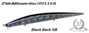 Tide Minnow Slim Flyer 140 GQA0122 / Black Back GB