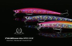 Tide Minnow Slim Flyer 140 GQA0113 / Double Pink Chart