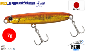 MC Jigpara Micro Swim JPMSW-7 #03  Red Gold