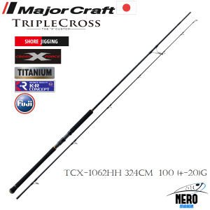 MC New Triple Cross TCX-1062HH Shore Jigging Kamış 324cm 100 (+-20)g