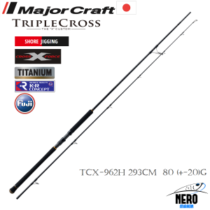 MC New Triple Cross TCX-962H Shore Jigging Kamış 293cm 80 (+-20)g