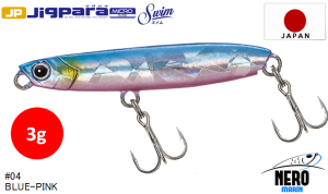 MC Jigpara Micro Swim JPMSW-3 #04  Blue Pink