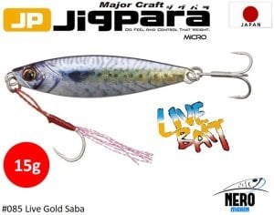MC Jigpara Micro JPM-15gr #85 Live Gold Saba
