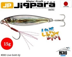 MC Jigpara Micro JPM-15gr #83 Live Gold Aji