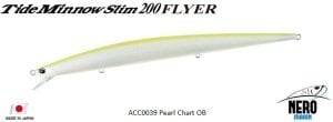 Tide Minnow Slim Flyer 200  ACC0039 / Pearl Chart OB
