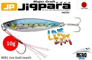 MC Jigpara Micro JPM-10gr #81 Live Gold Iwashi