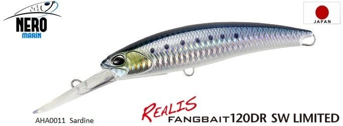 Realis Fangbait 120DR SW  AHA0011 / Sardine