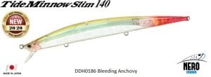 Tide Minnow Slim 140 DDH0186 / Bleeding Anchovy