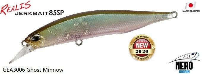 Realis Jerkbait 85SP GEA3006 Ghost Minnow