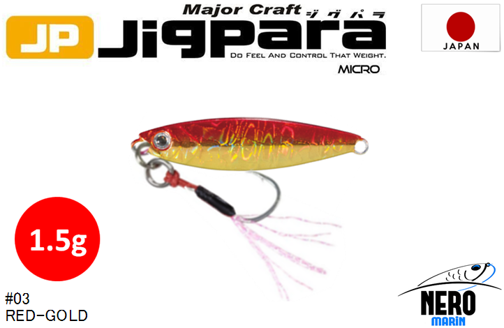 MC Jigpara Micro JPM-1.5gr #3 Red Gold