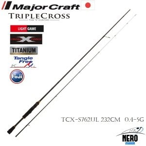 MC New Triple Cross TCX-S762UL LRF Mebaring Kamış Solid Uç 232cm 0.4-5g