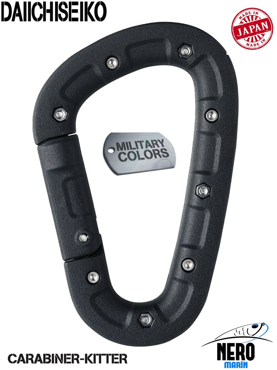 Daiichiseiko Carabiner Kitter Black