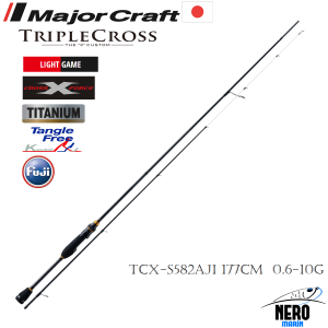 MC New Triple Cross TCX-S582AJI LRF Aji Kamış Solid Uç 177cm 0.6-10g