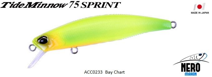 Tide Minnow 75 Sprint ACC0233 Bay Chart