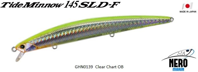 Tide Minnow 145 SLD-F  GHN0139 / Clear Chart OB