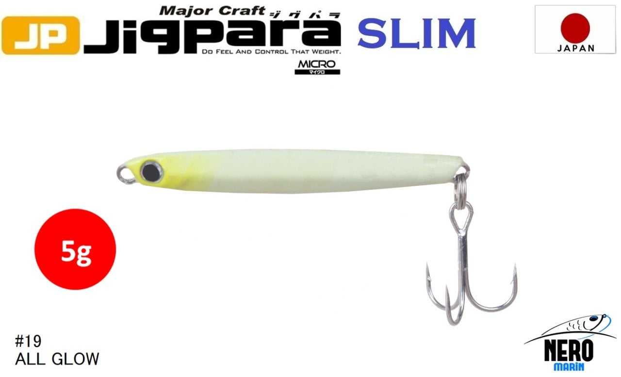 MC Jigrapa Micro Slim JPMSL-5gr #19 All Glow