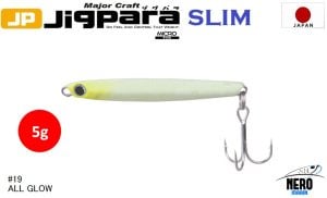 MC Jigrapa Micro Slim JPMSL-5gr #19 All Glow
