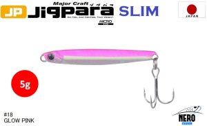 MC Jigrapa Micro Slim JPMSL-5gr #18 Glow Pink