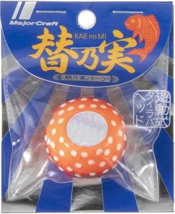 MC TM-Head Slider Tai Rubber Jig 80g #50 Orange Red Dot Glow