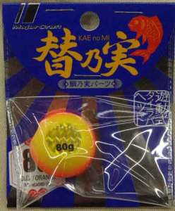 MC TM-Head Slider Tai Rubber Jig 80g #05 Gold Orange