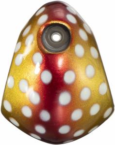 MC TM-Head Slider Tai Rubber Jig 60g #51 Gold  Red Dot Glow