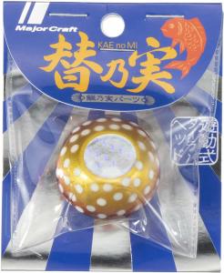 MC TM-Head Slider Tai Rubber Jig 60g #51 Gold  Red Dot Glow