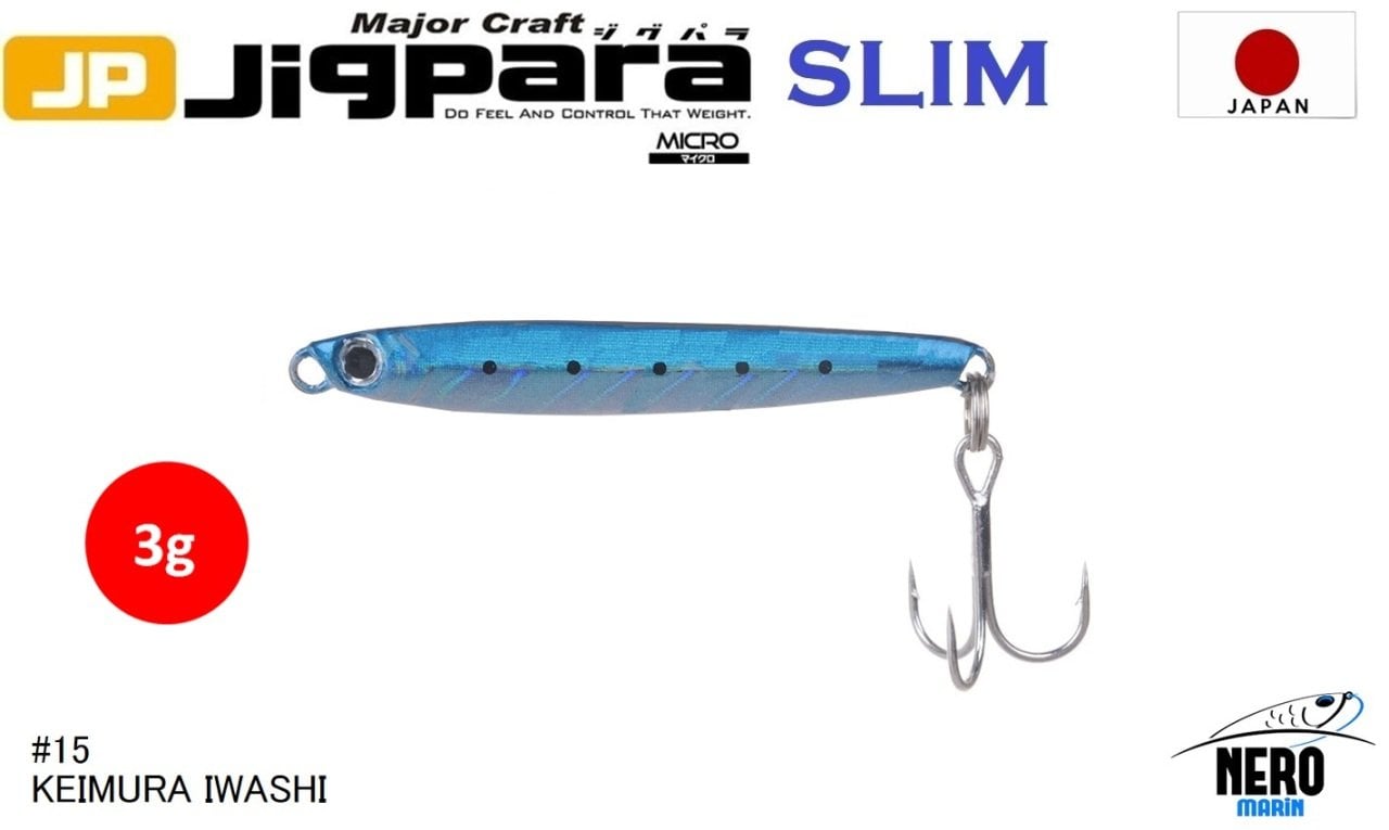 MC Jigrapa Micro Slim JPMSL-3gr #15 Keimura(UV) Iwashi