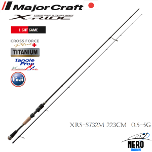 MC X-Ride XRS-S732M LRF Mebaring Kamış Solid Uç  223cm  0.5-5g