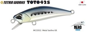 Tetra Works Toto 42S  MCC0311 / Metal Sardine GB